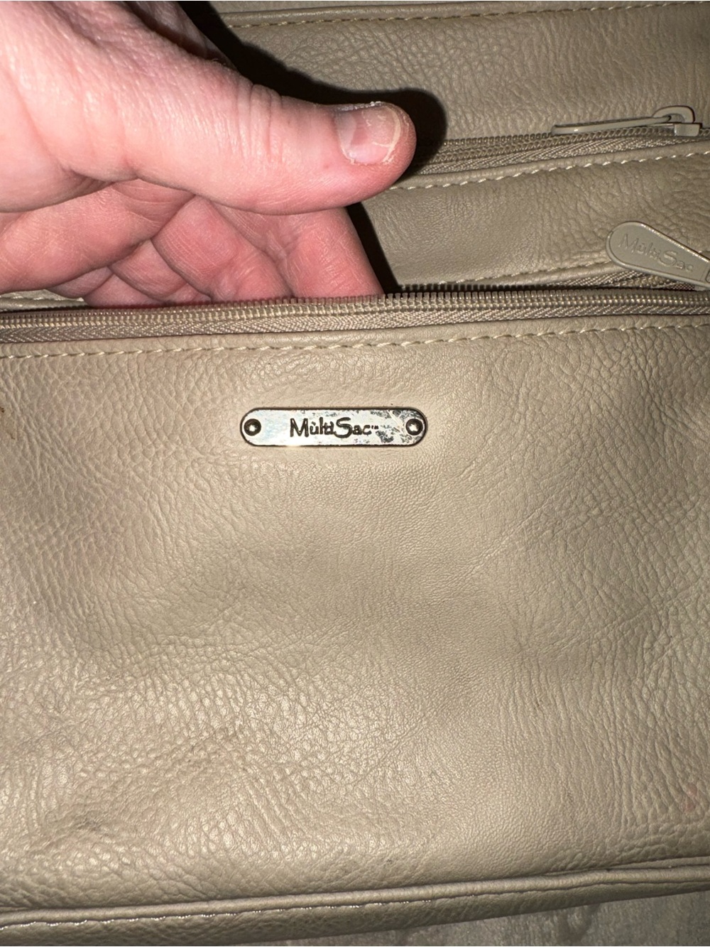Multisac Beige Women's Crossbody Bag